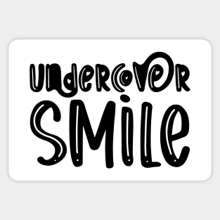 Undercover Smile Sticker